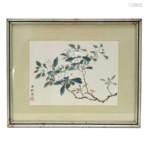 A Framed Chinese Work of Art