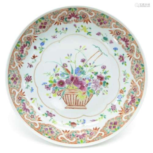 A Famille Rose Decor Charger