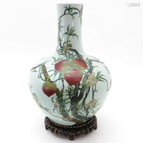 A Polychrome Decor Vase