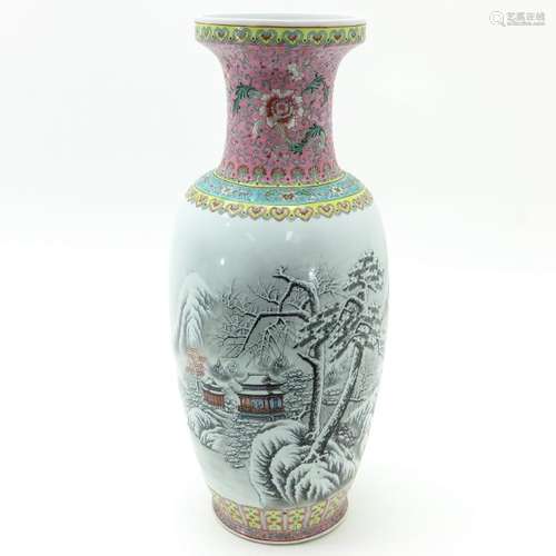 A Famille Rose Decor Vase