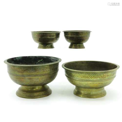 Four Indonesia Bowls