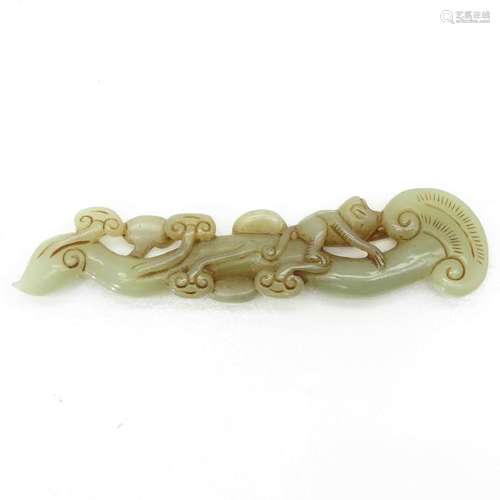 A Carved Jade Sculpture