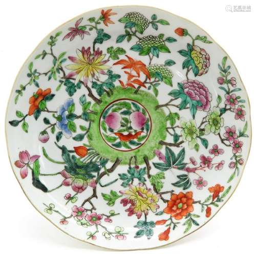 A Polychrome Decor Dish