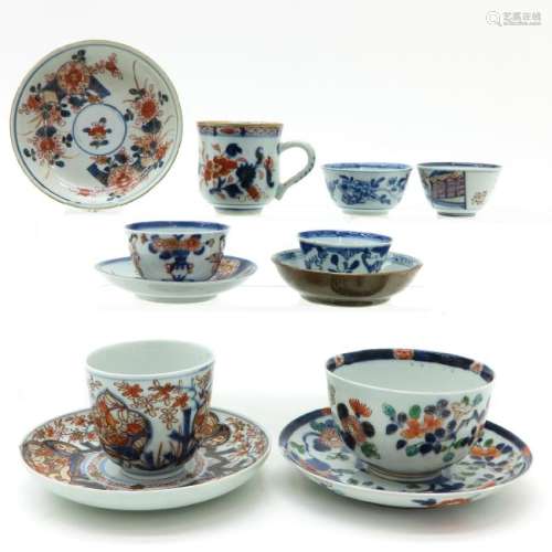 A Collection of Diverse Cups and Saucers