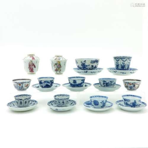 A Large Collection of Diverse Chinese Porcelain Items