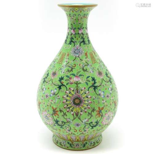 A Famille Rose Decor Vase