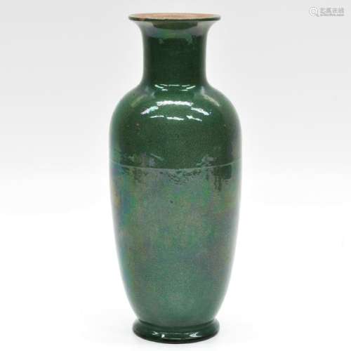 A Monochrome Green Vase