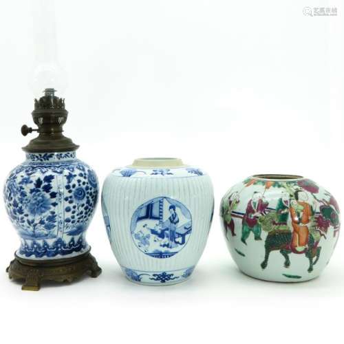 A Diverse Lot of Chinese Porcelain Items