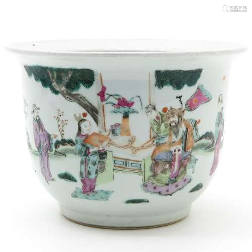 A Polychrome Decor Cache Pot