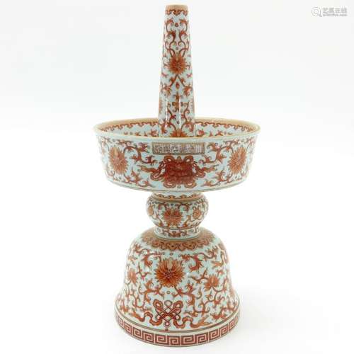 A Large Altar Candlestick