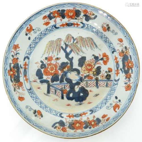 An Imari Decor Plate