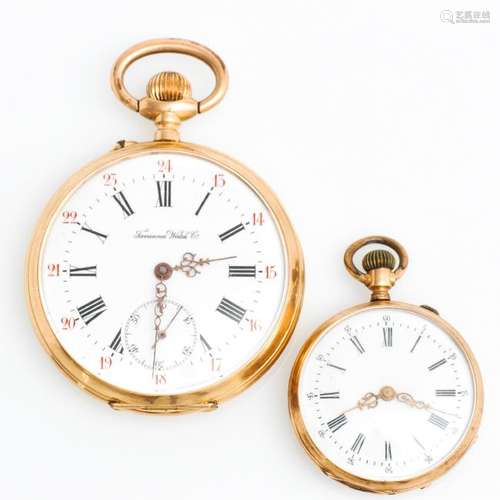 Two Gold Pocket Watches