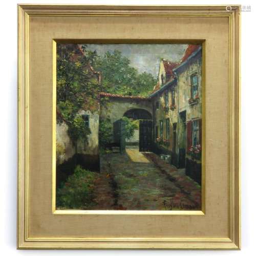 An Oil on Canvas Signed Fr. van Genesen