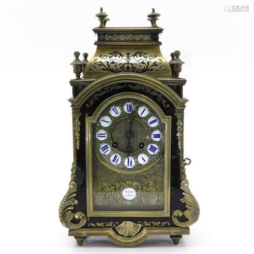 A 19th Century French Pendule Signed Giteau a Paris