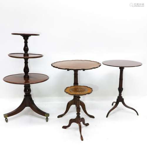 Four Diverse Serving Tables