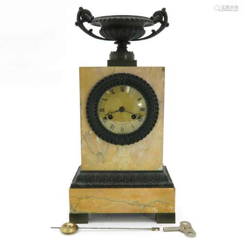 A 19th Century French Marble Pendule