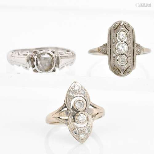 Three Ladies Diamond Rings