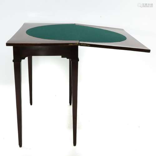 A 19th Century English Mahogany Game Table