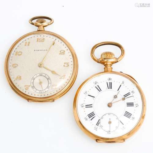 Two Gold Pocket Watches