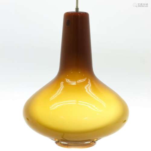 An Italian Venini Massimo Vignelli Design Lamp