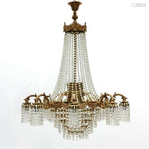 A Crystal Chandelier