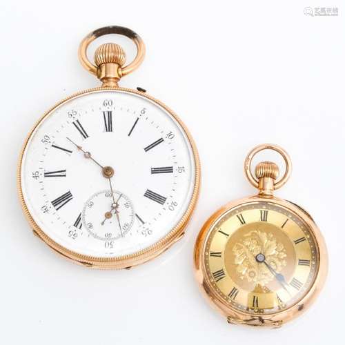 Two Gold Pocket Watches