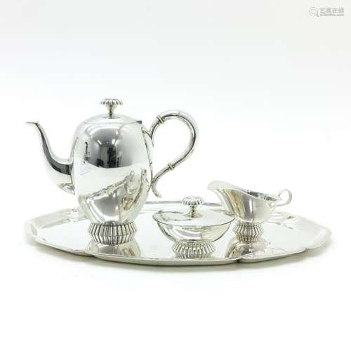 A Dutch Silver Coffee Service