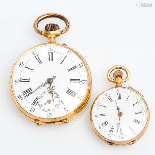 Two 18KG Gold Pocket Watches