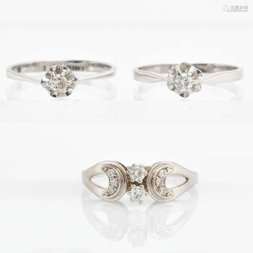 Three Ladies Diamond Rings