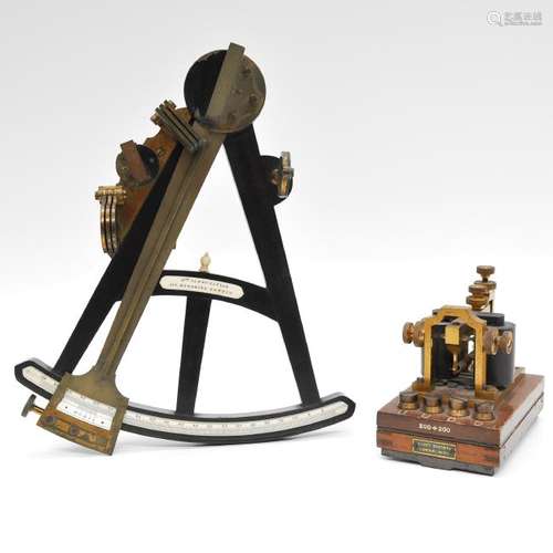 A Sextant and Telegraph Machine