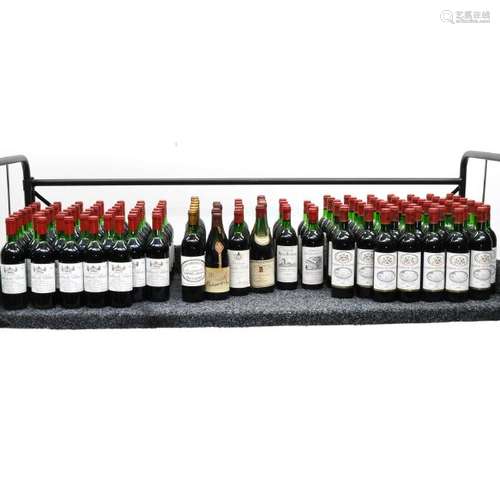 A Large Collection of Wine