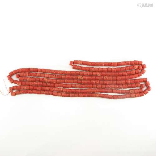 A Stand of 19th Century Red Coral