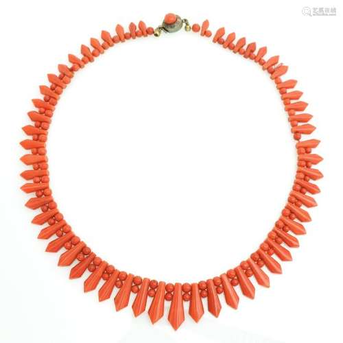 An Italian Red Coral Necklace