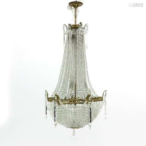 A Crystal Louis XVI Style Chandelier