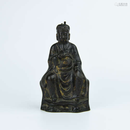 A Chinese Gilt Bronze Buddha