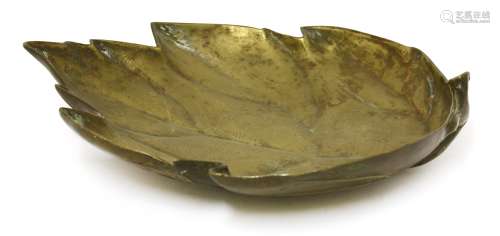 A Chinese bronze plate