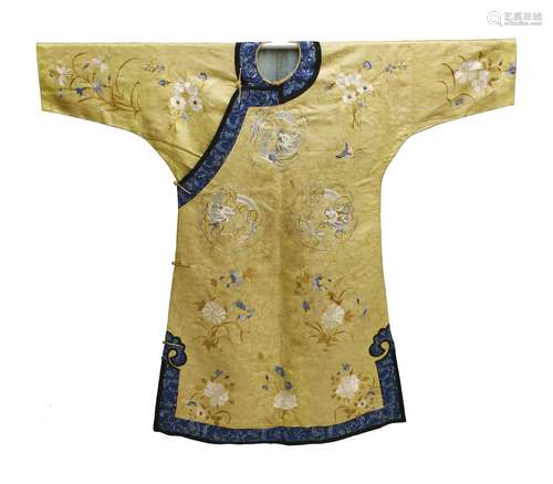 A Chinese embroidered robe