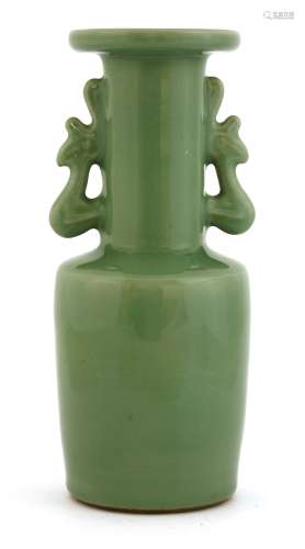 A Chinese Longquan ware celadon vase