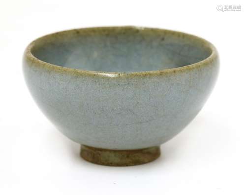 A Chinese Jun ware tea bowl