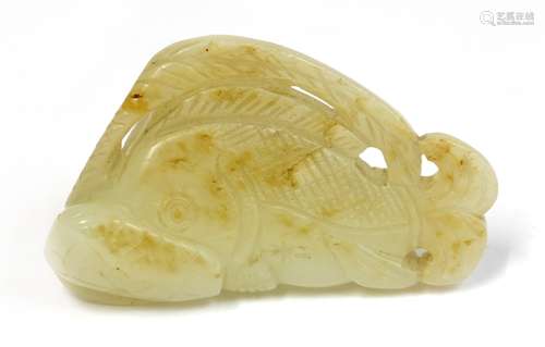 A Chinese jade carp