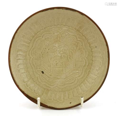 A Chinese Ding ware dish
