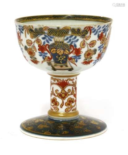 A Japanese Imari goblet