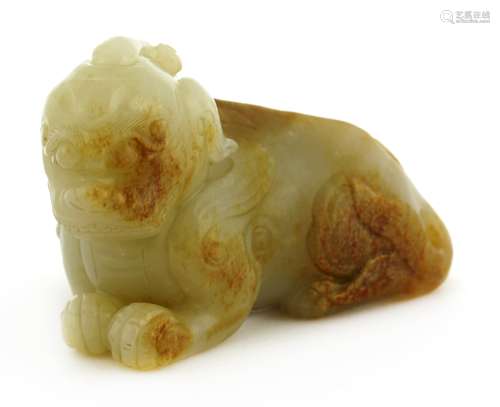 A Chinese jade mythical beast