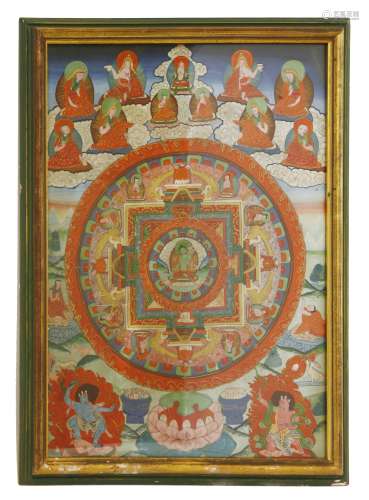A Tibetan thangka