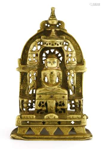 An Indian copper-alloy Jainism tirthankara shrine