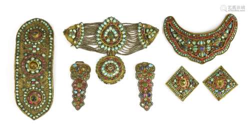 A collection of Tibetan jewellery