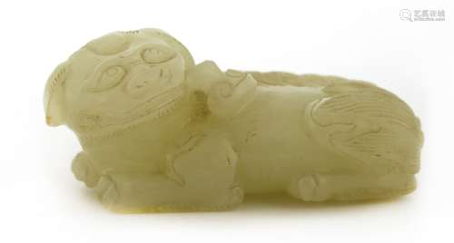 A Chinese jade carving