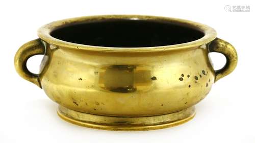 A Chinese gilt bronze incense burner