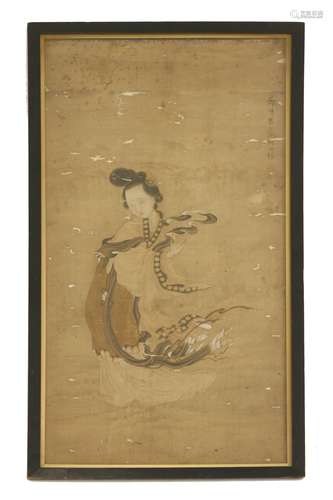 A Chinese gouache picture