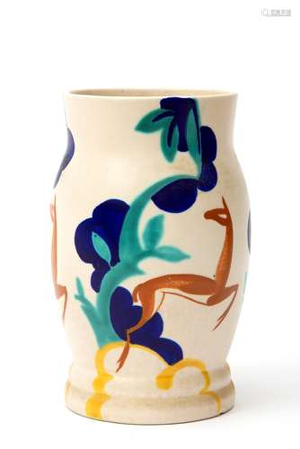 Jaap Gidding Gouda Pottery vase, Plateelfabriek Zuid-Holland